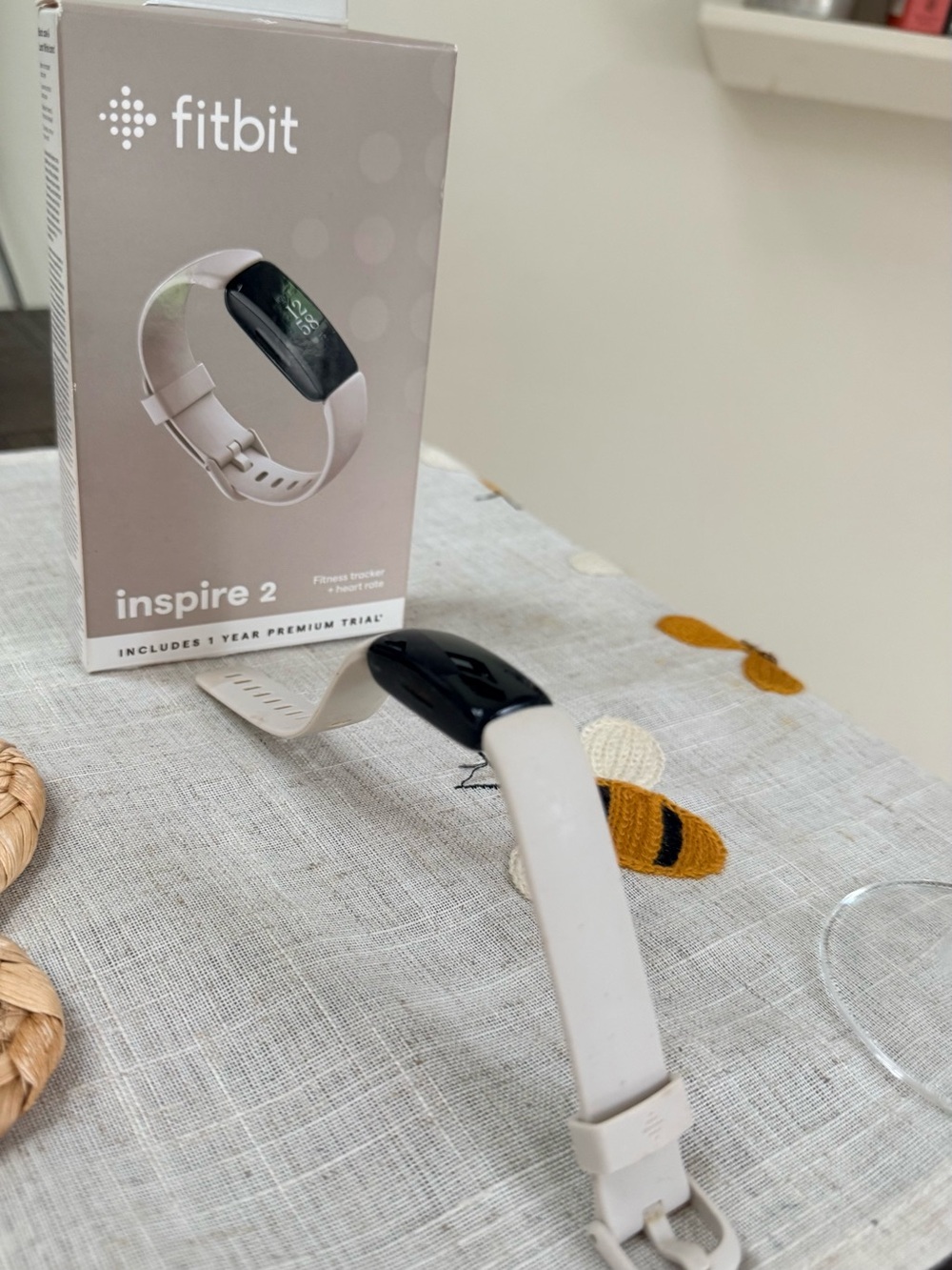 Fitbit Fitness Tracker Smart Band - Beige
New in box, comes with extra strap.